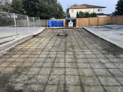 Replacement of asphalt in to concrete